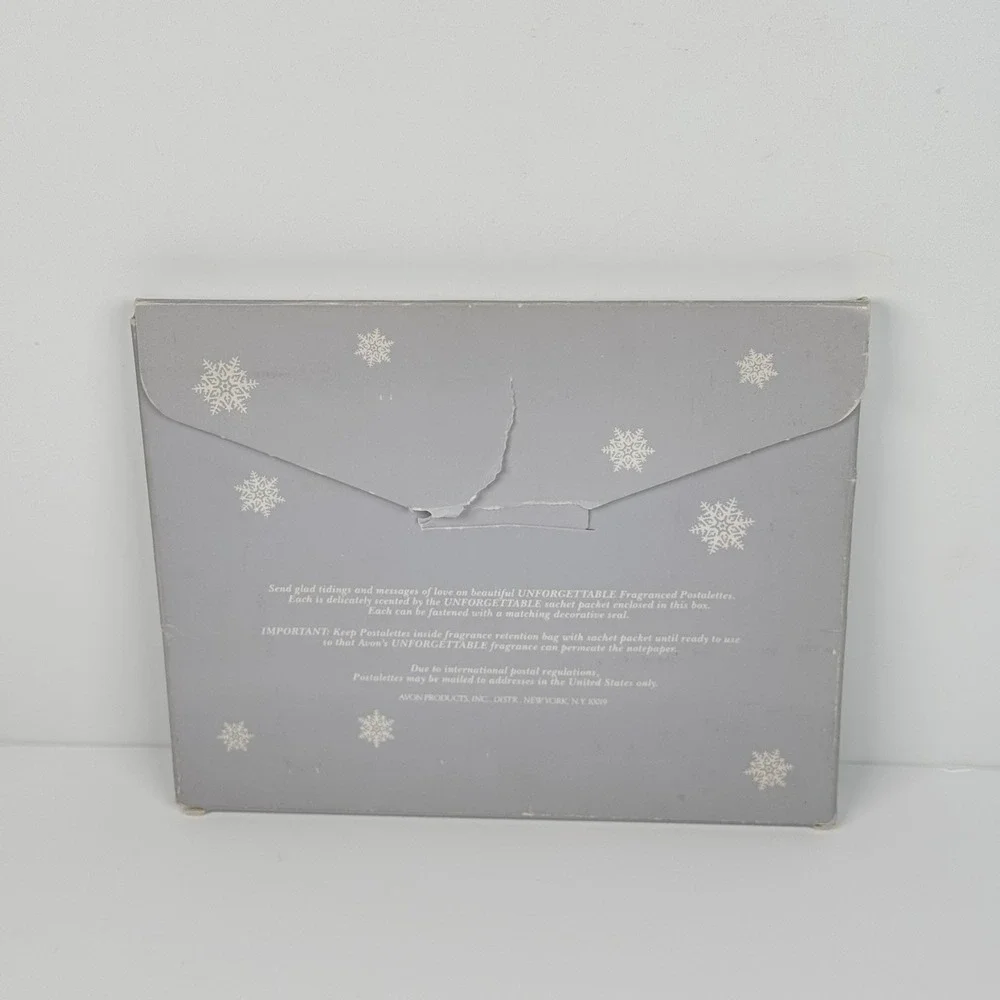 Avon Scent with Love Fragranced Postalettes 15 Sheets Notepaper W/Seals Sachet